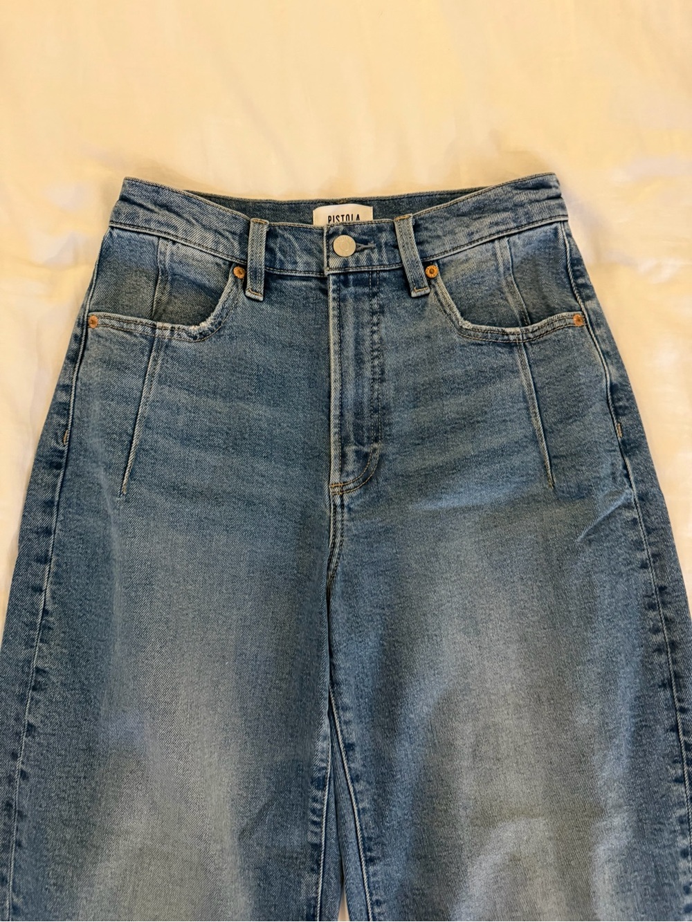 Pistola Kyra High Rise Bowed Ankle Jeans - Picture 2 of 3